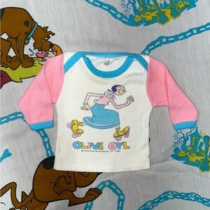 1980 Olive Oyl Baby Shirt 🫒